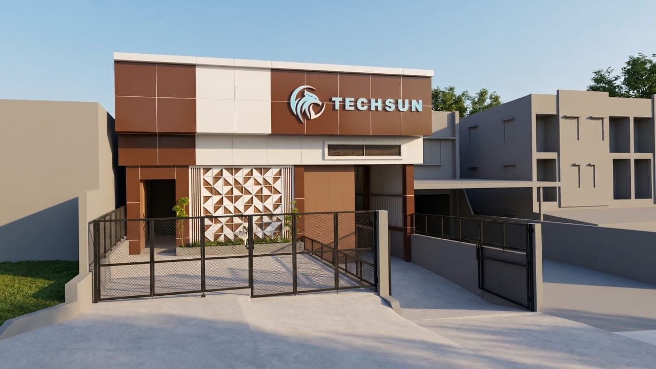 fasad kantor techsun indonesia perkasa